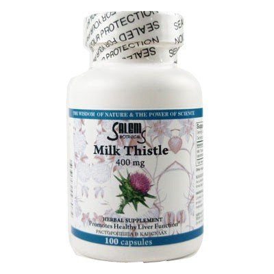 Milk thistle capsules